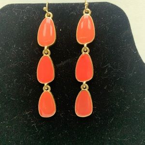 Coral Drop earrings